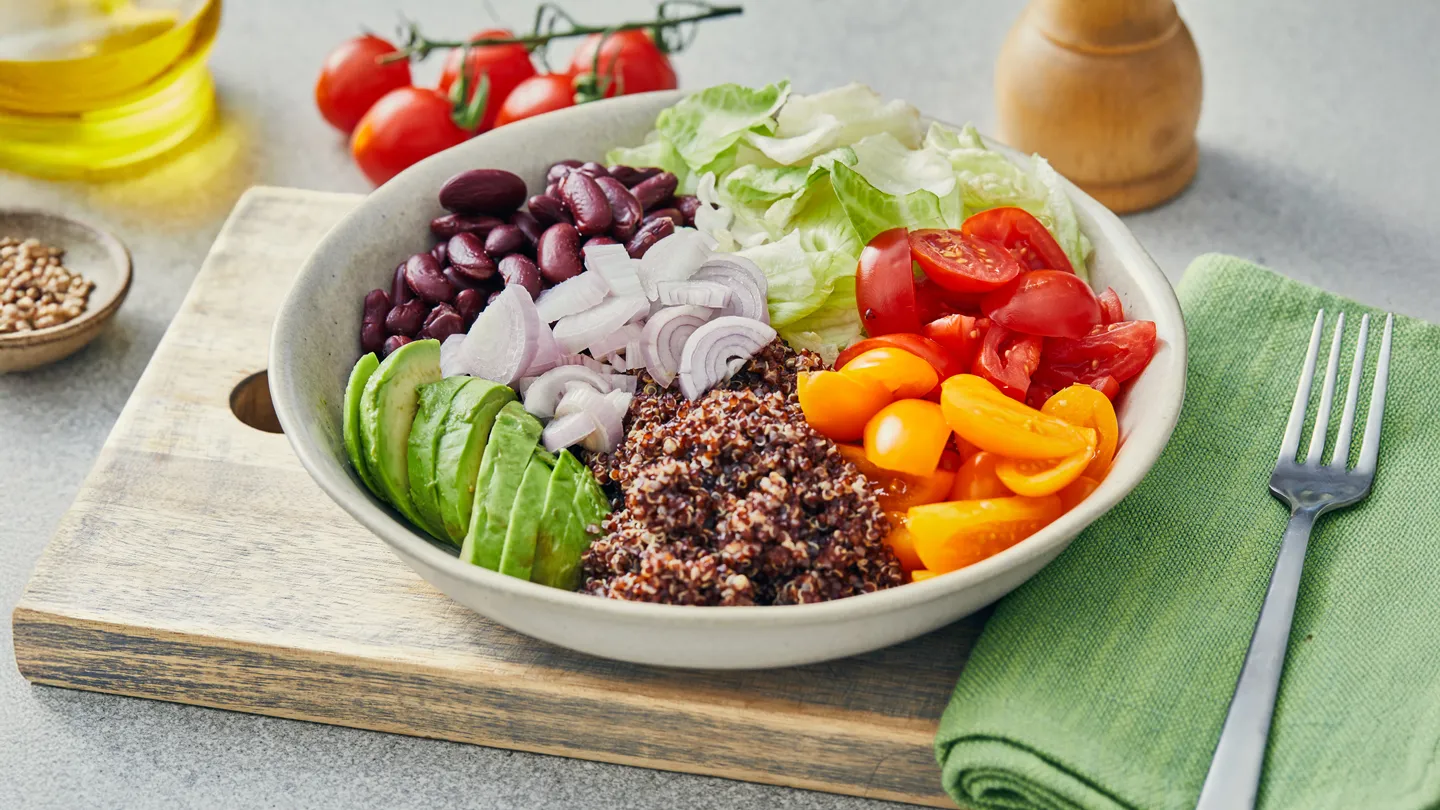 quinoa and vegetable salad