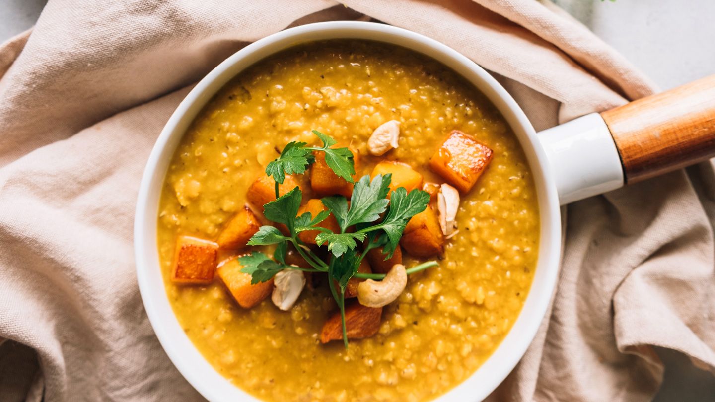 red lentil dahl vegan