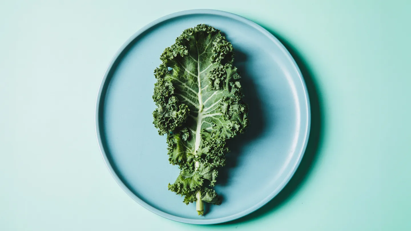 kale on a plate