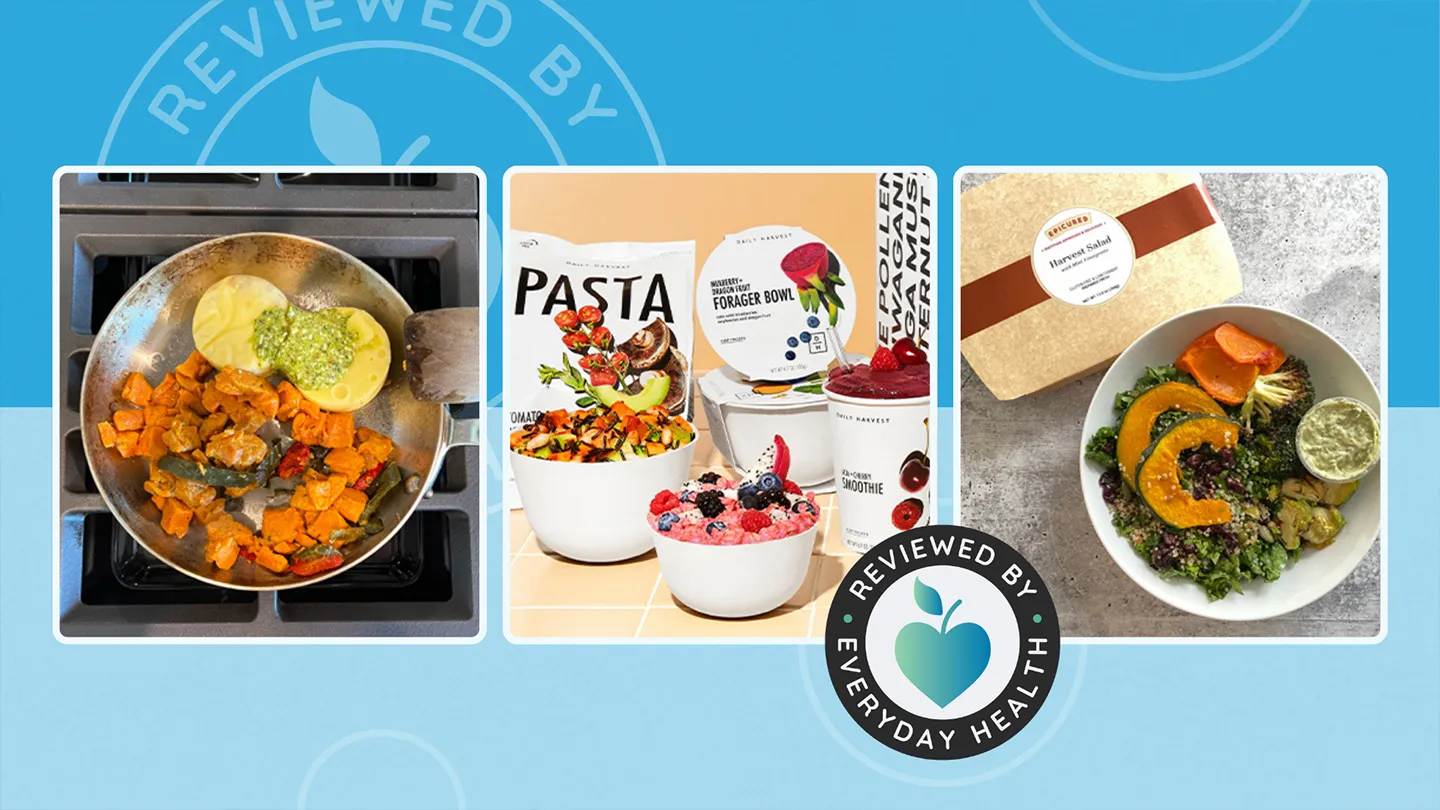 dairy free meal delivery collage