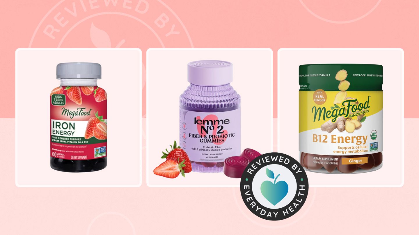 Three gummy vitamin varieties