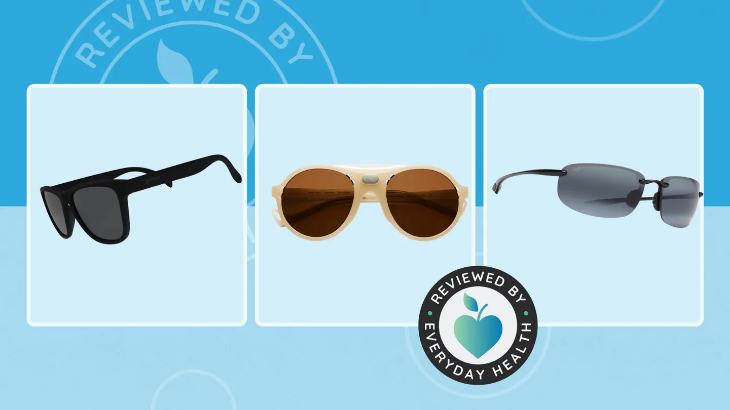 Three pairs of sunglasses suitable for running