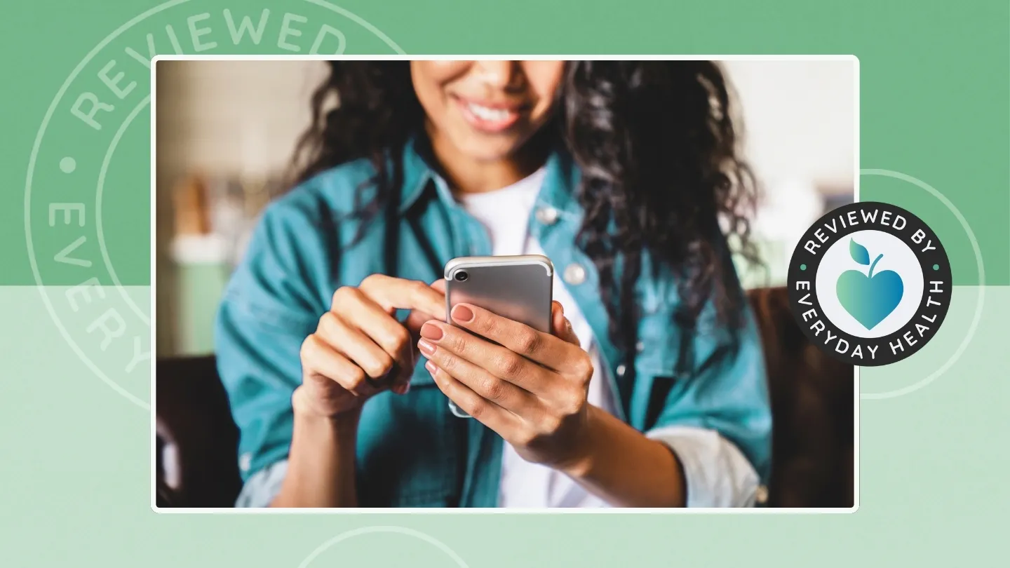 Young woman texting