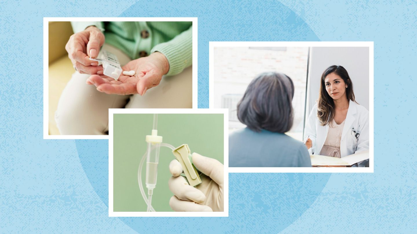 types of medications and treatments pills ivs and talking to doctor about treatment options