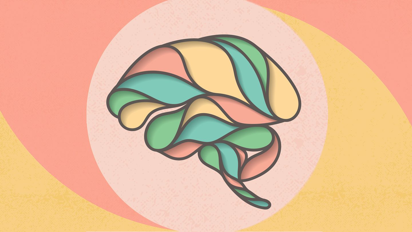 abstract brain illustration
