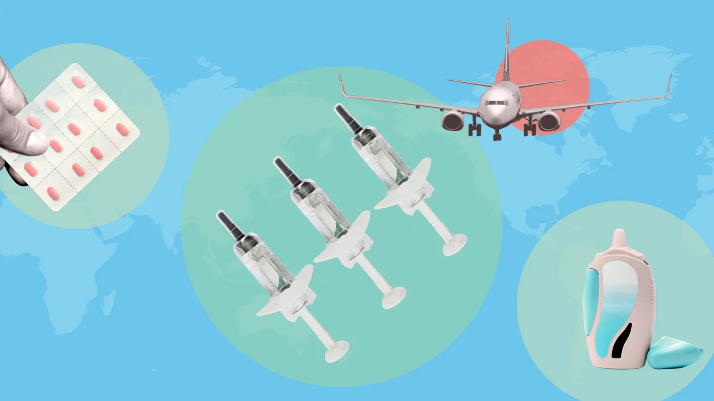 medications, nasal sprays, airplane travel
