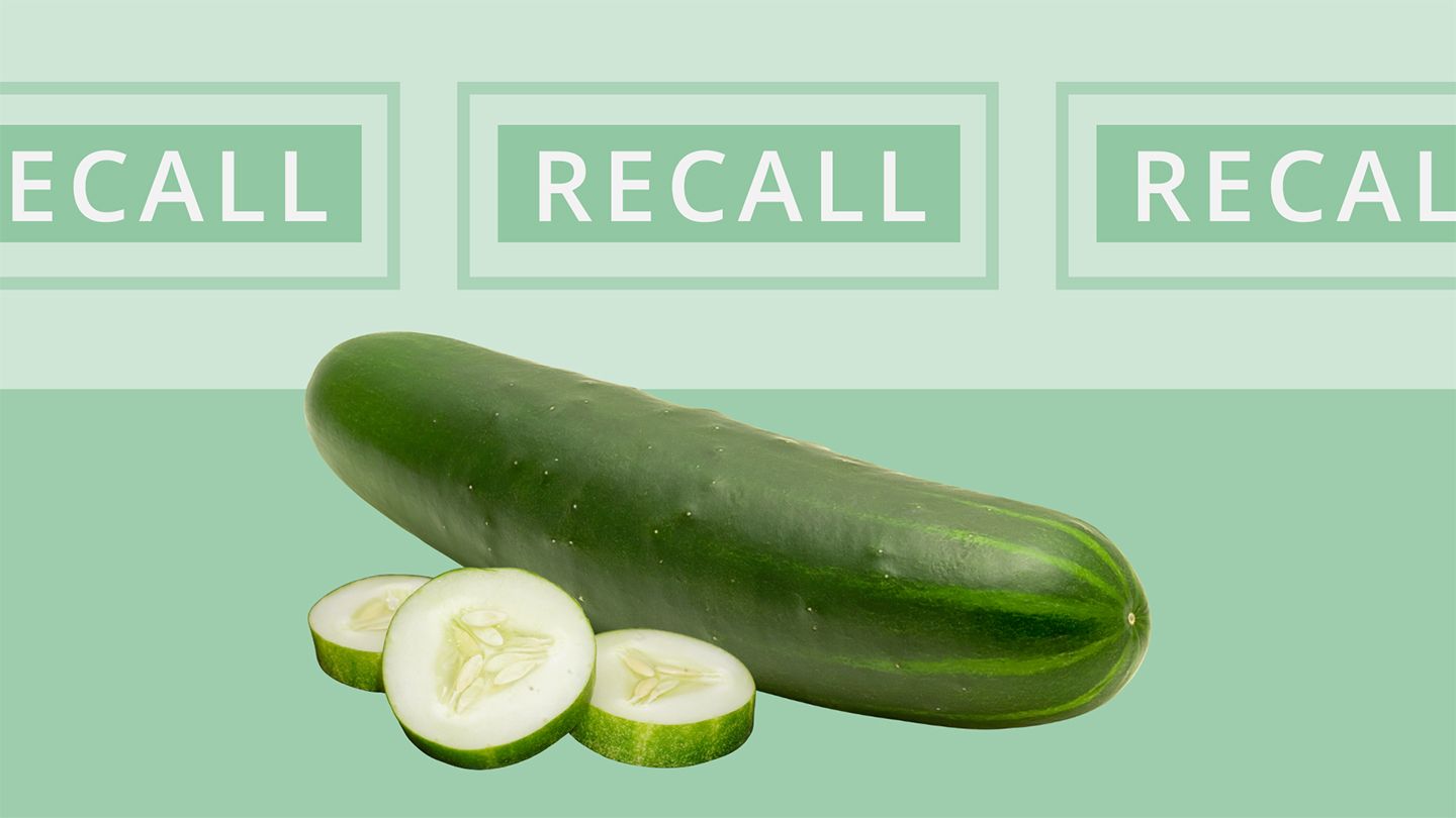 cucumber with recall stamps