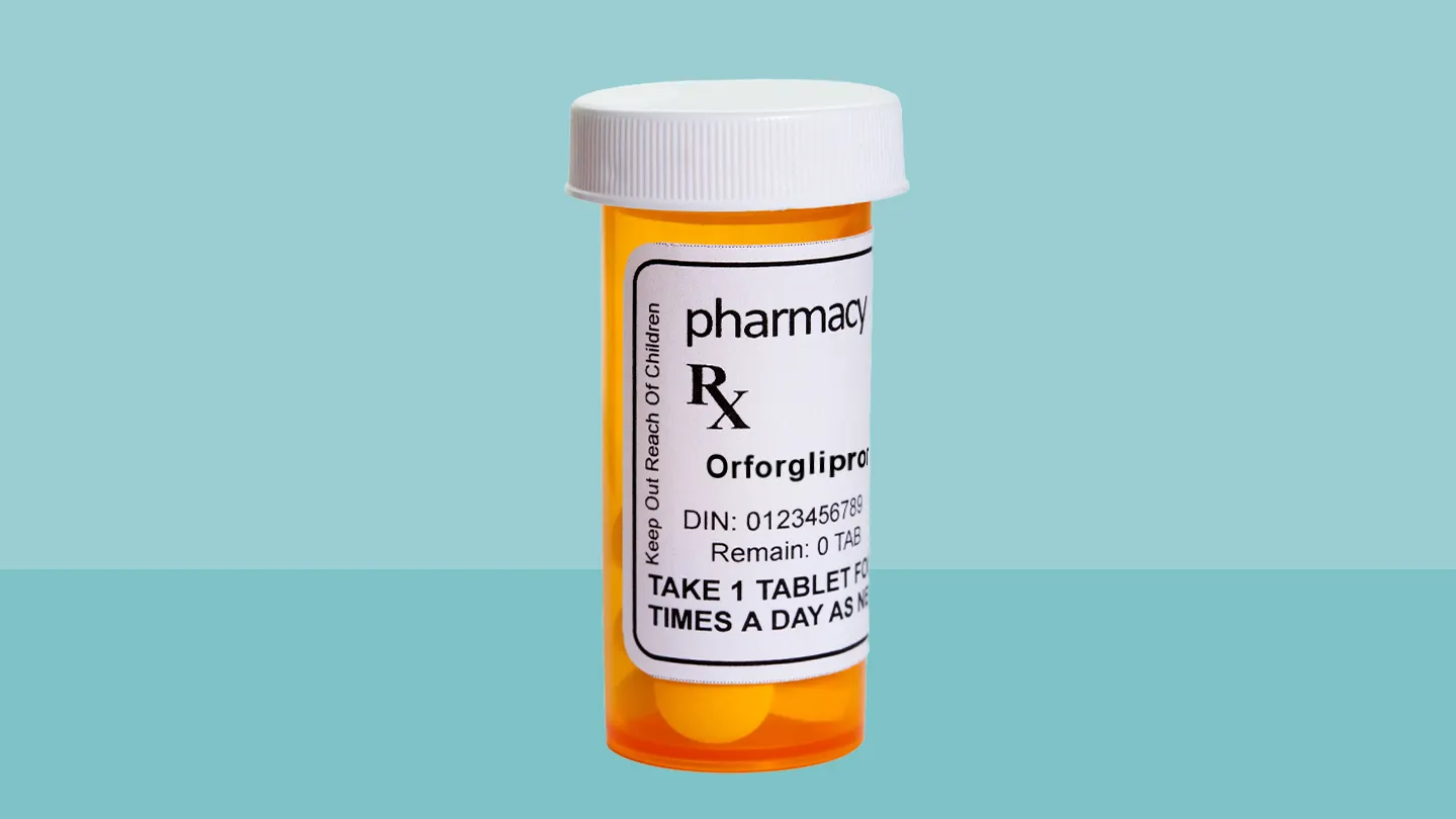 pill bottle for Orforglipron