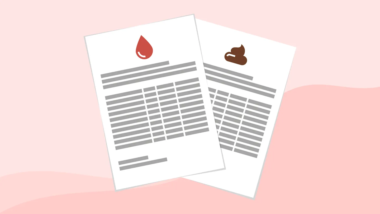 blood and tool test results