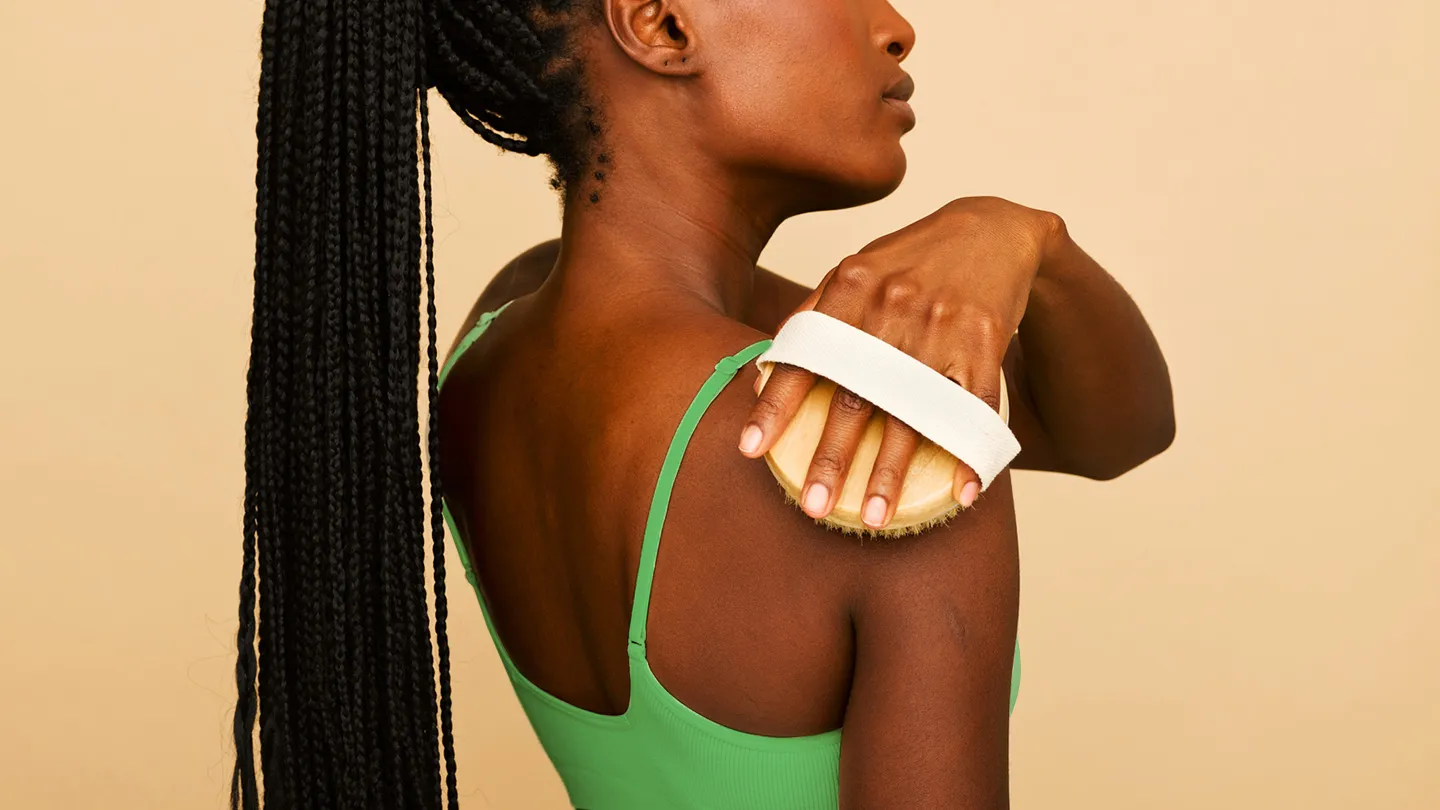 Dry-Brushing shoulder