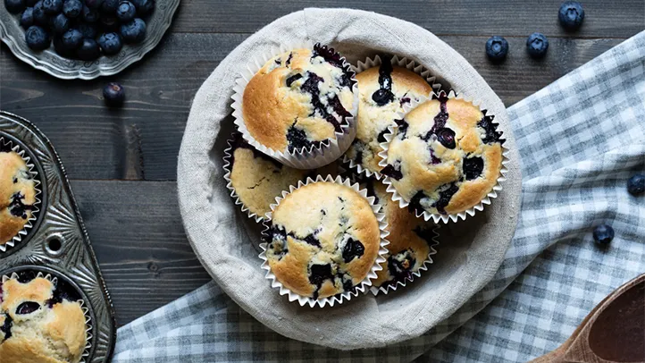 blueberry muffins