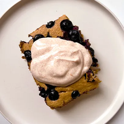 baked oats yogurt