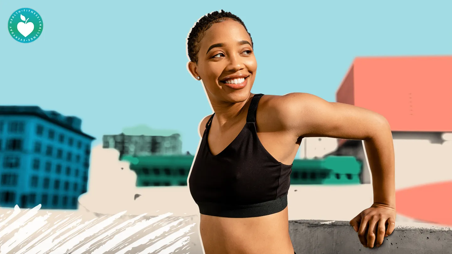 woman working out outdoors
