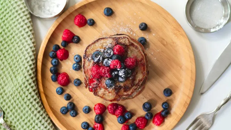 light and fluffy cottage cheese pancakes