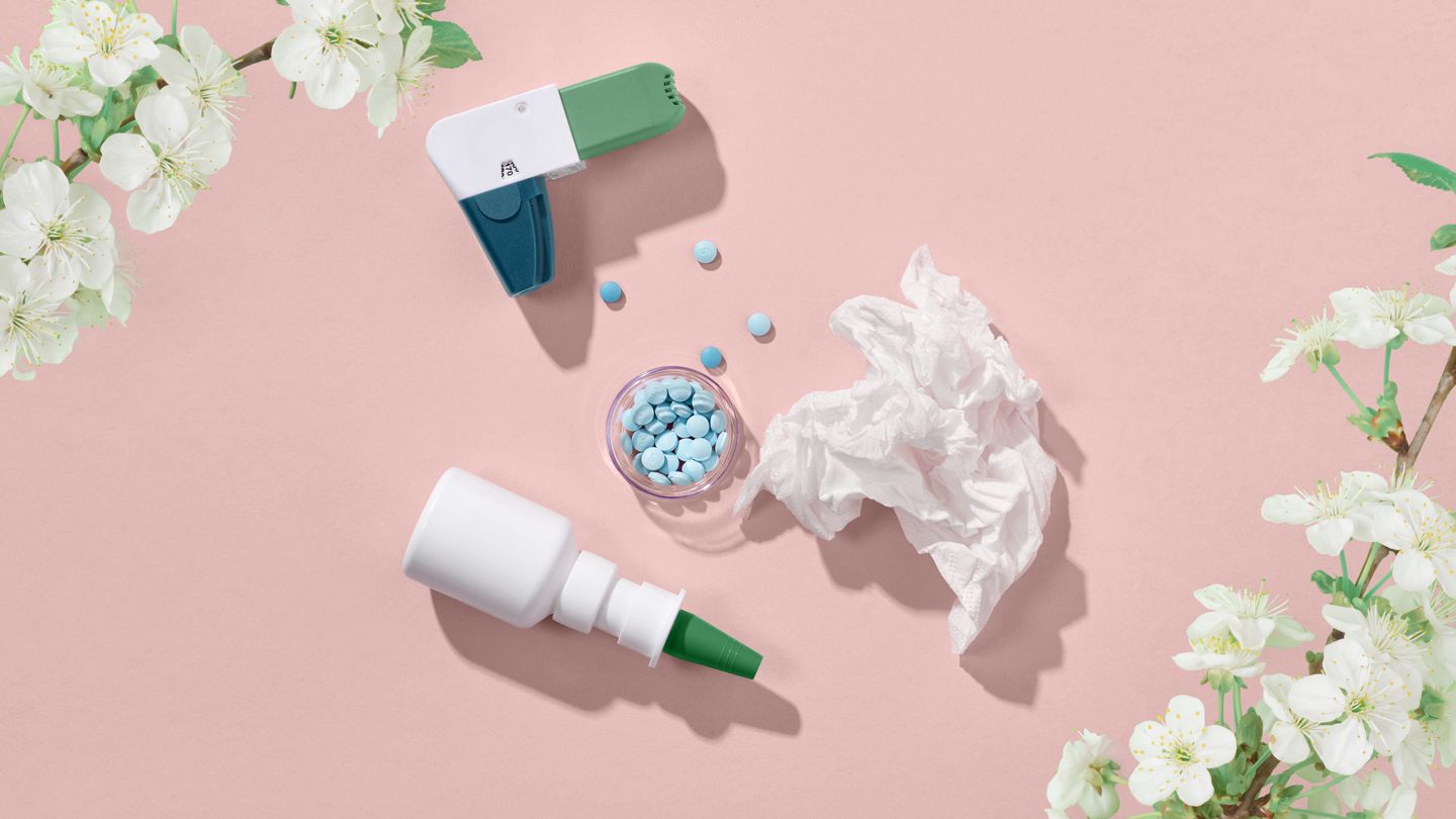 allergy medications and flowering banches