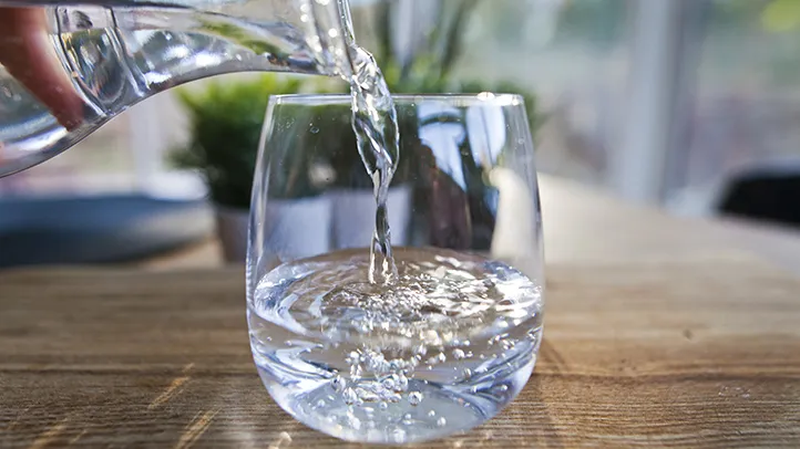 Drink Lots of Water to Replenish Lost Fluids