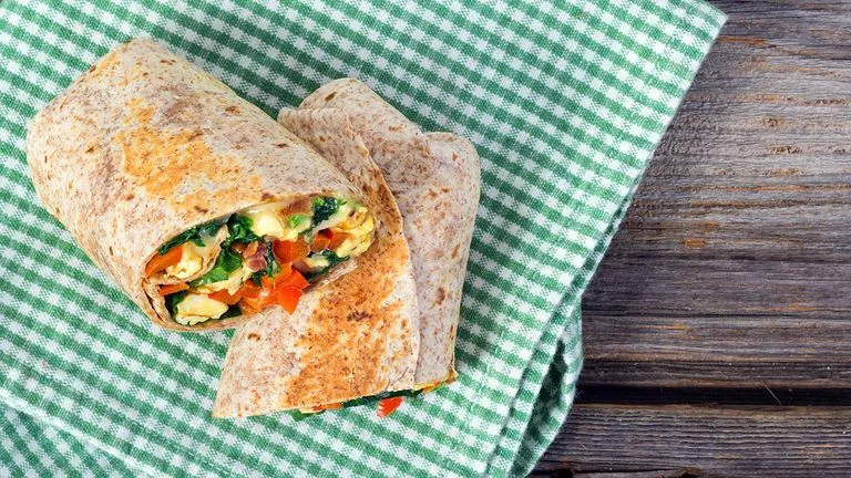 healthy breakfast burrito