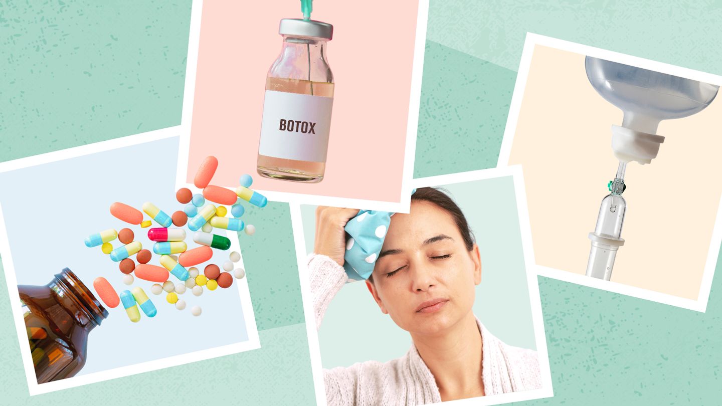 prescription drugs, Botox, ice packs, infusions