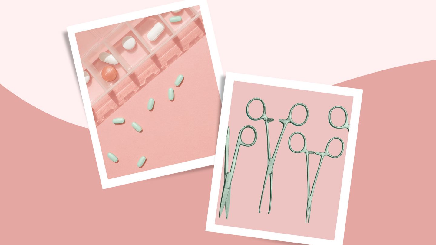 cardiac medications and surgical equipment