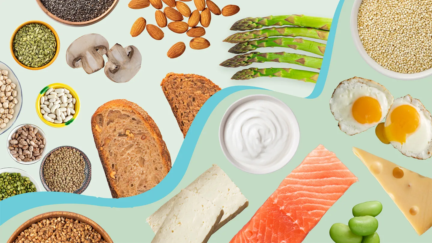 incomplete and complete proteins legumes nuts seeds mushrooms whole grain begetables and buckwheat fish tofu edamame cheese eggs quinoa