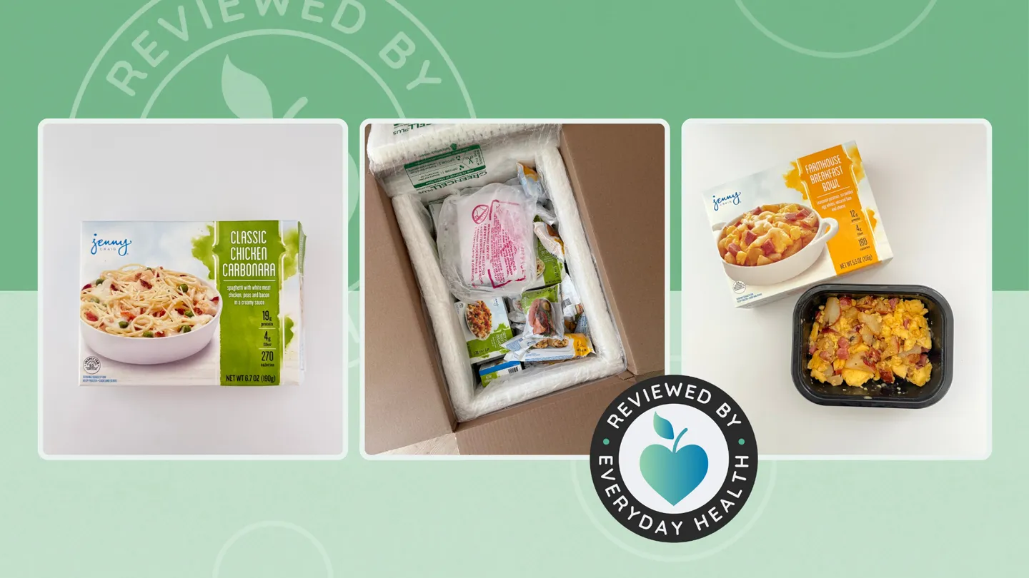 Frozen and cooked Jenny Craig meals