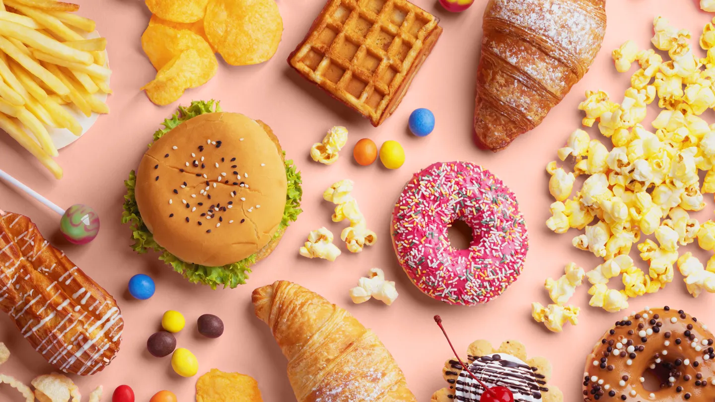 highly processed junk food