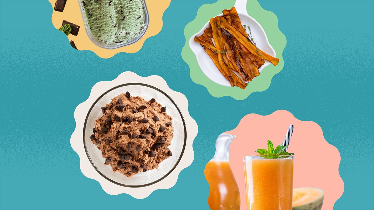 a collage of four of the most popular everyday health recipes