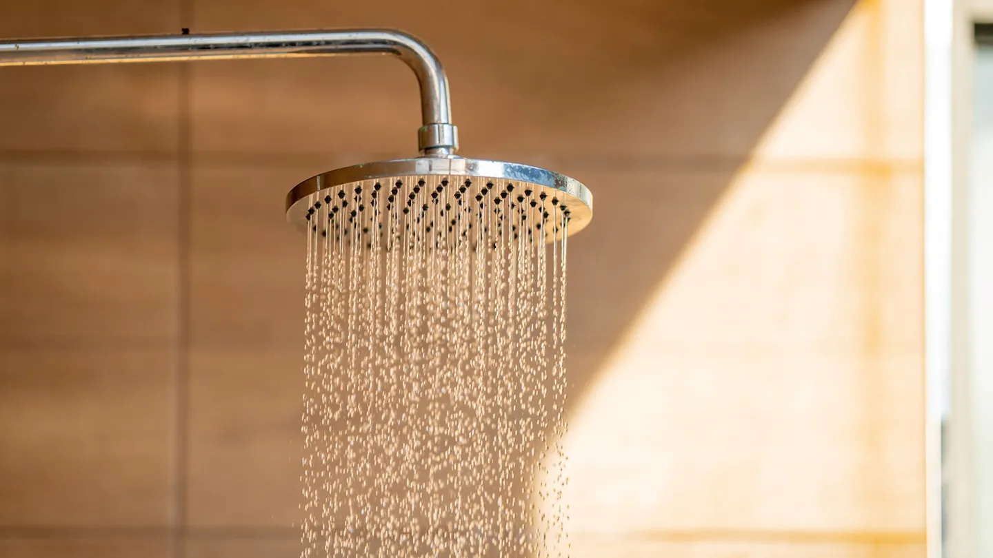 hot shower