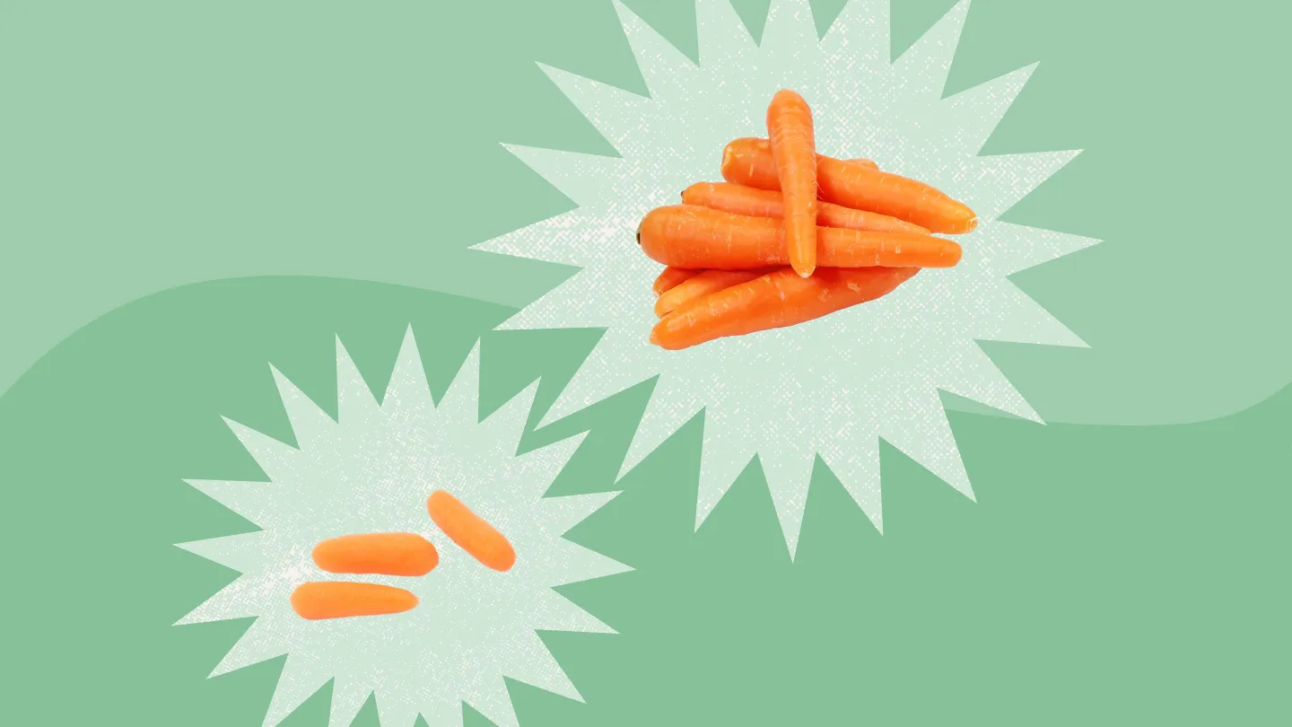 carrots and baby carrots