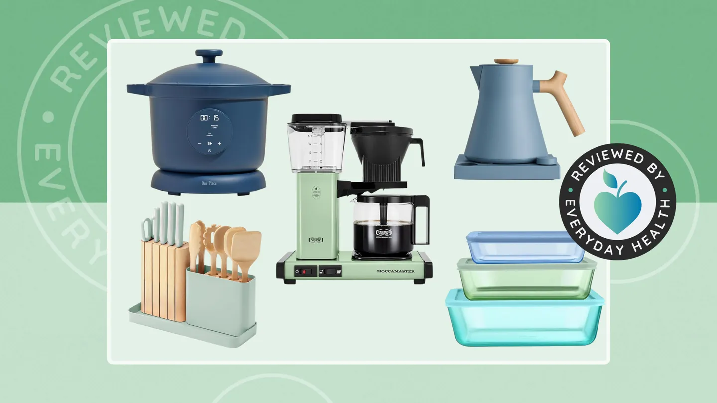 Slow cooker, coffee maker, electric kettle, storage containers and kitchen cooking utensils