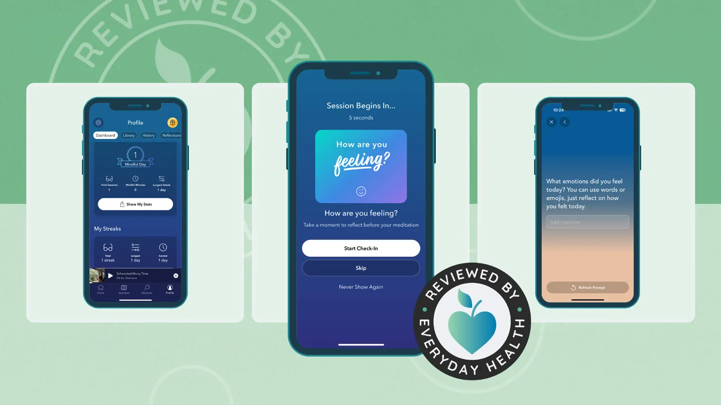 Calm app screen profiles