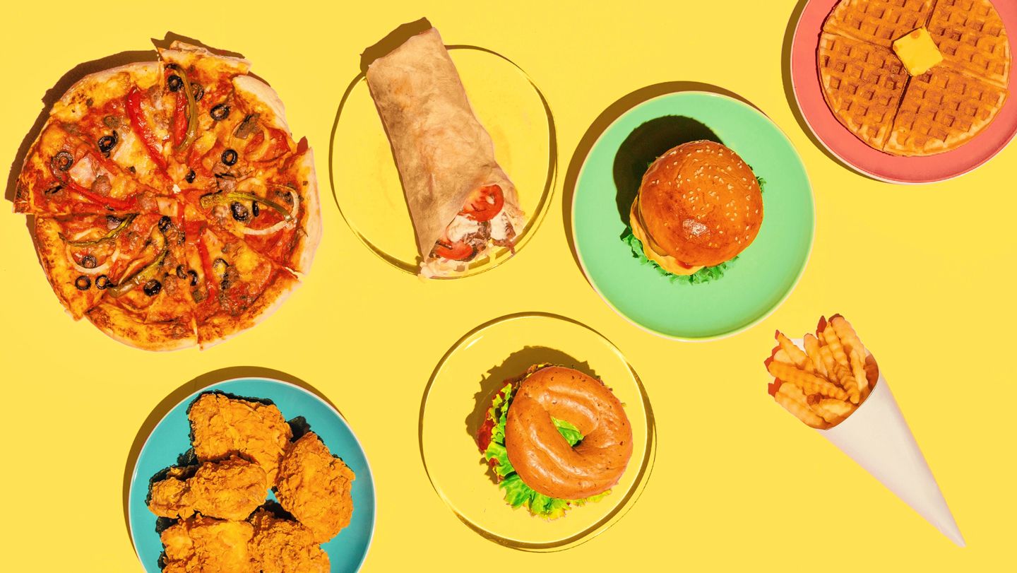 pizza fried chicken deli sandwiches fast food burgers french fries waffles