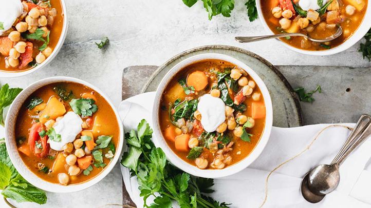 chickpea stew bowls