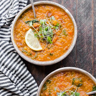 red lentil soup vegan