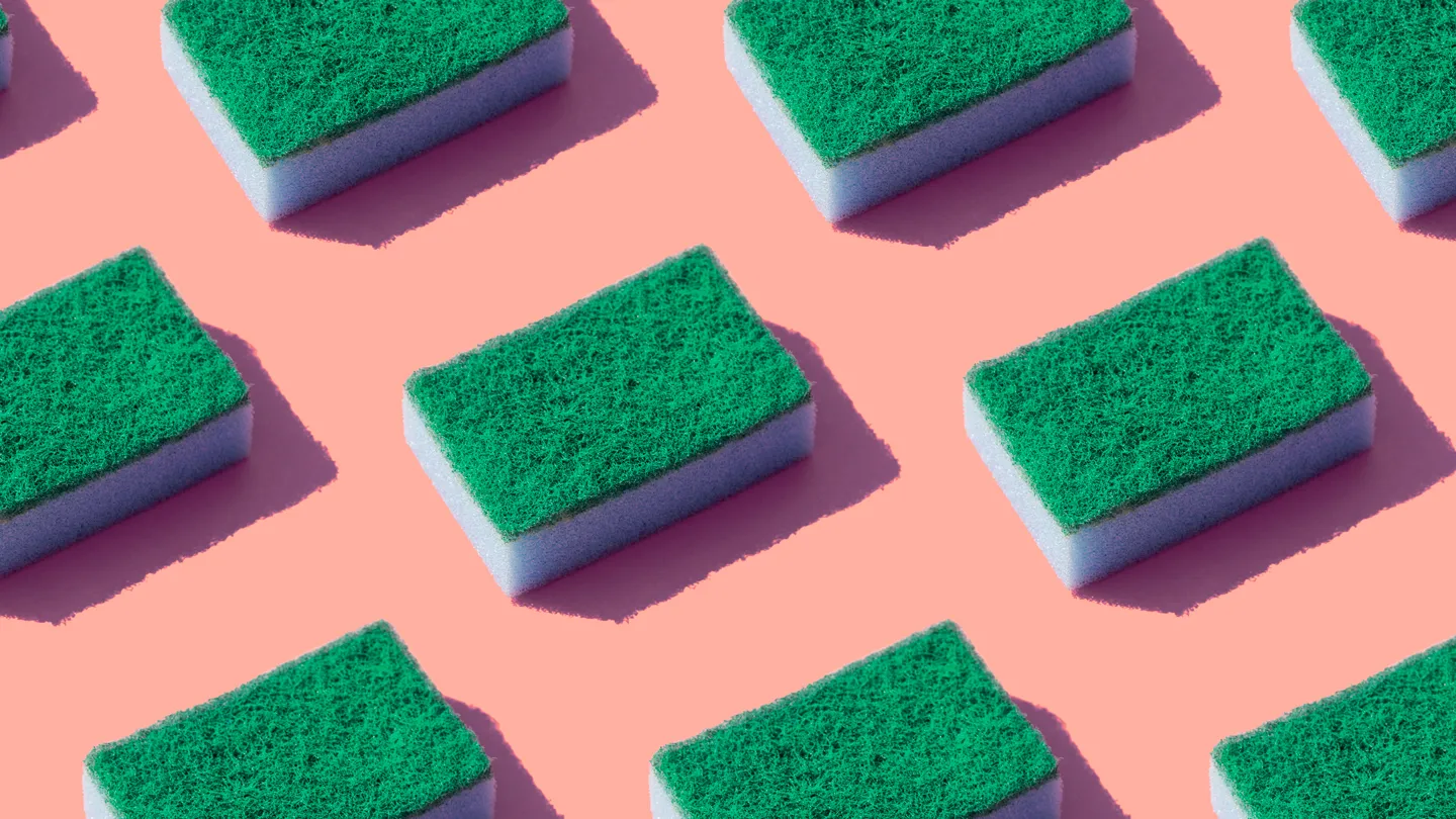 cleaning sponges pattern