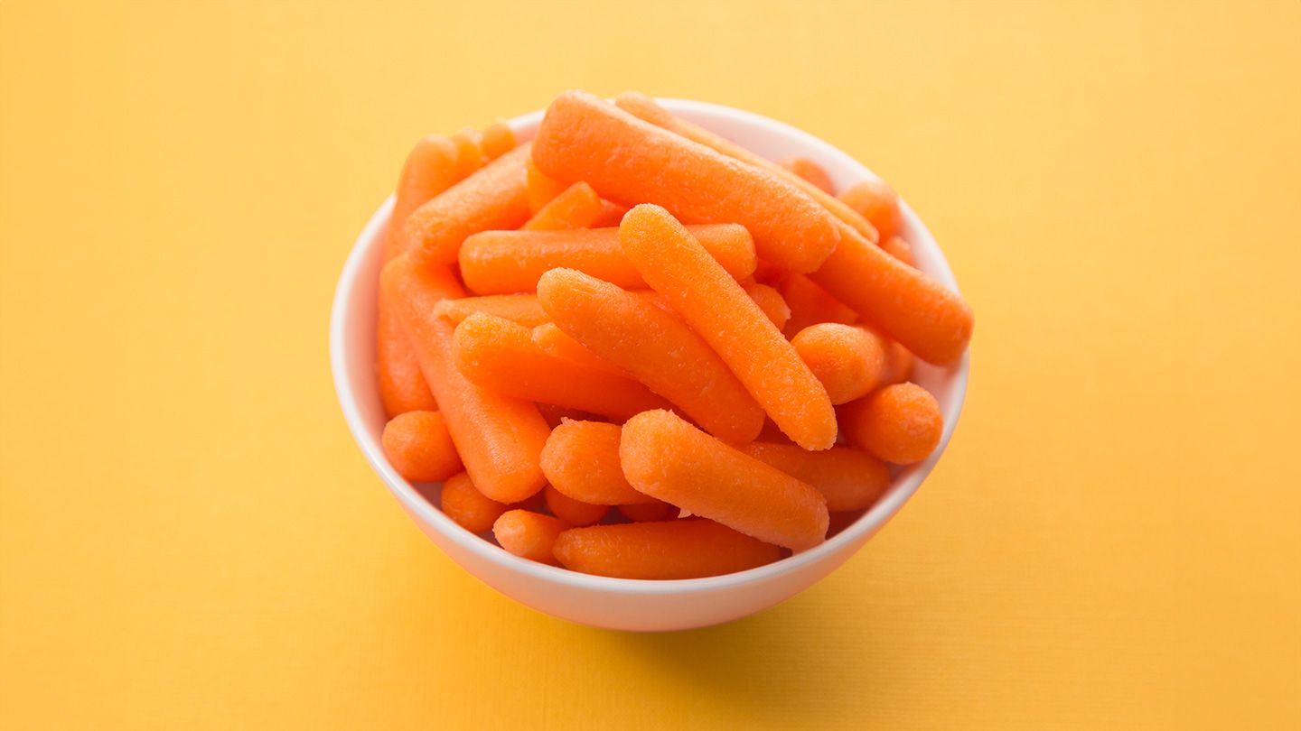 bowl of baby carrots