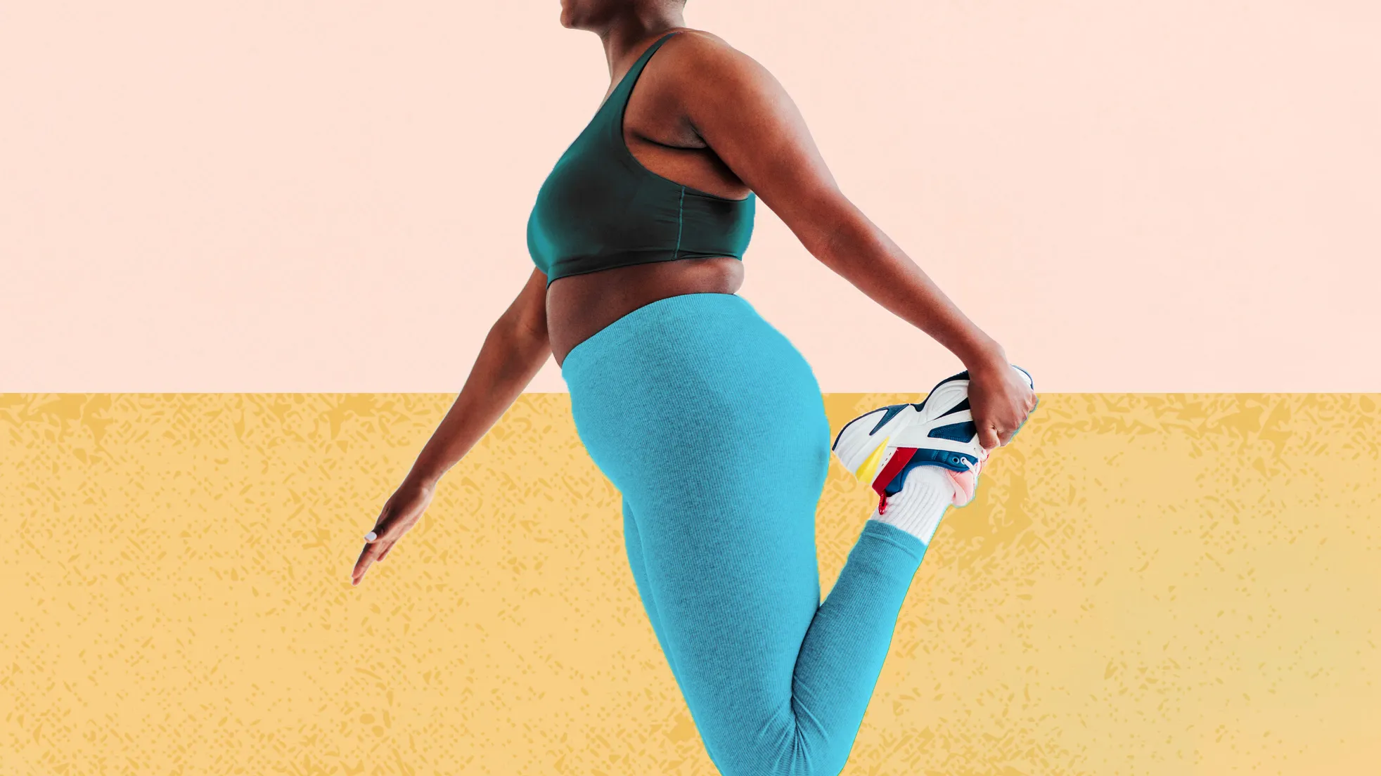 woman stretching