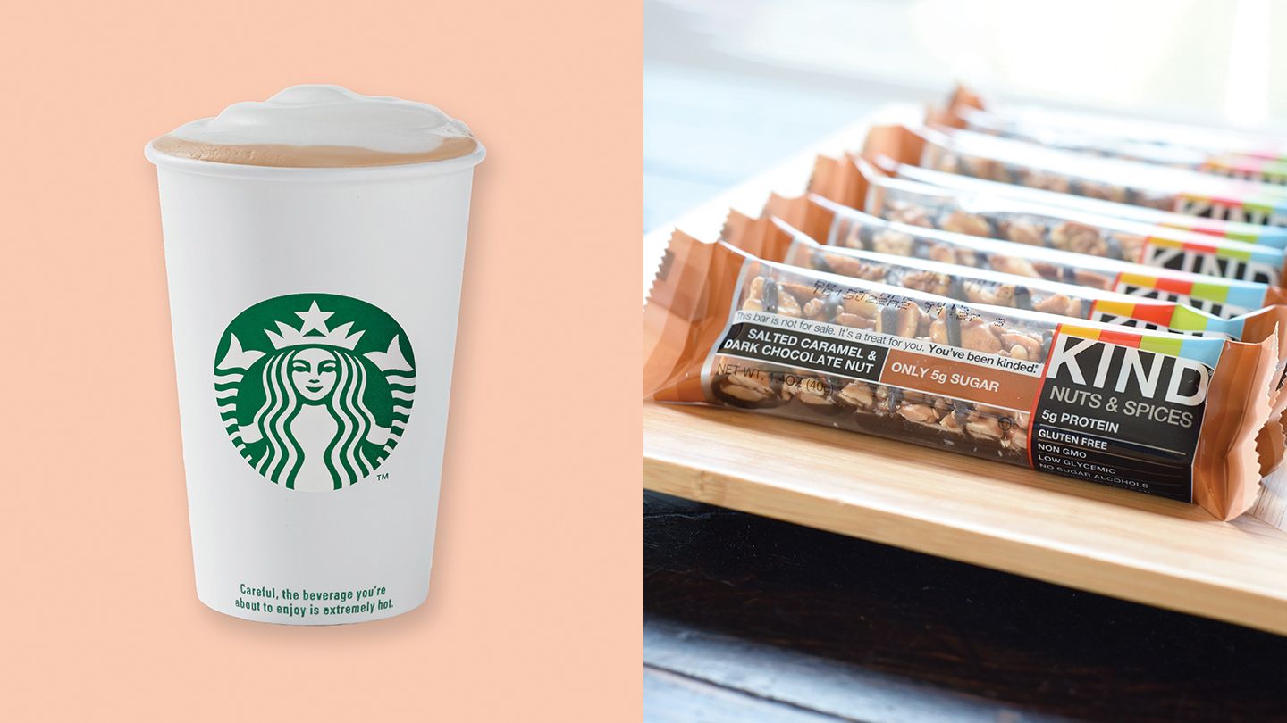 Tall Decaf Skim Latte KIND bar