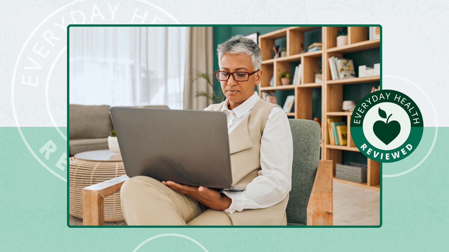 therapist using thriveworks from home laptop