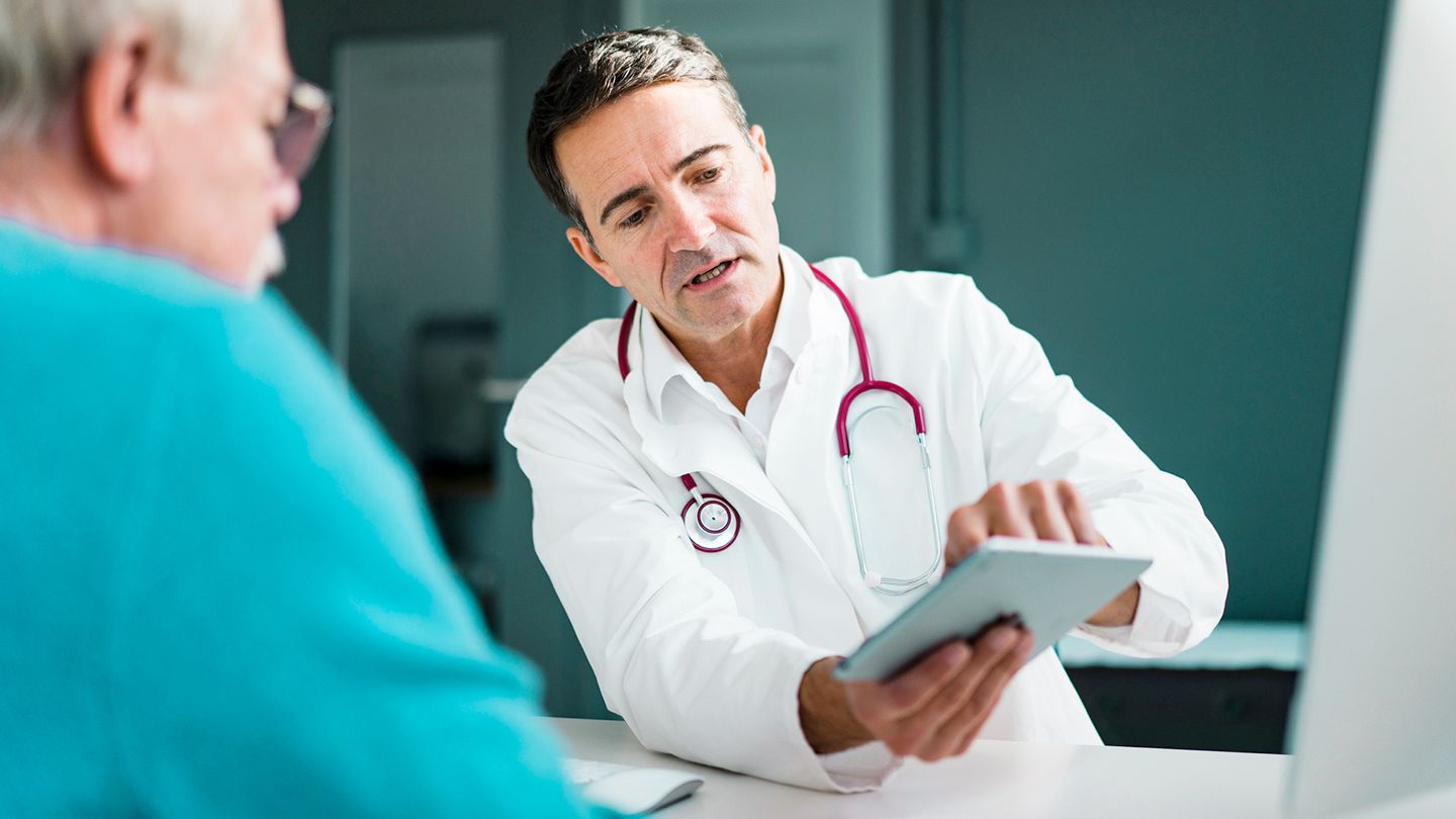 talking to doctor about treatment options