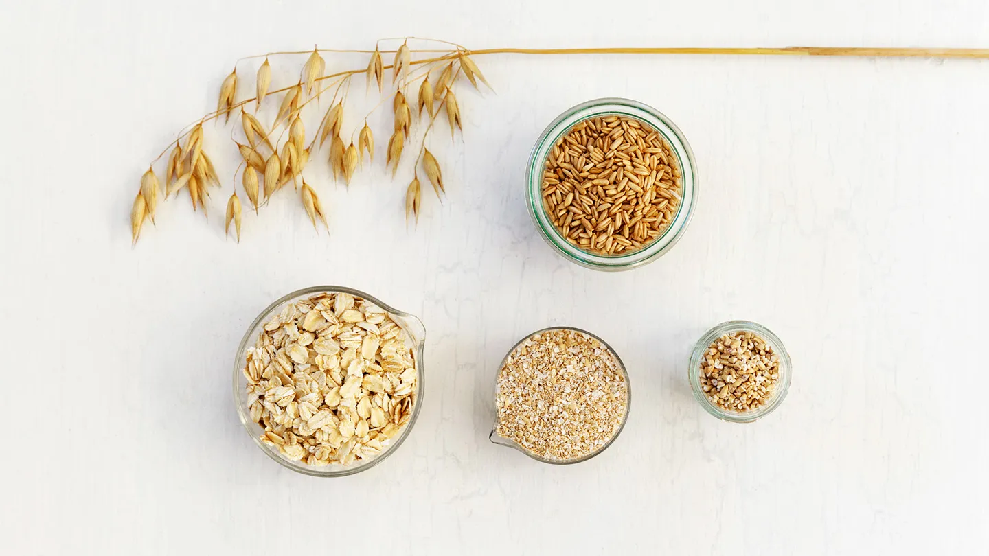 types of oatmeal groats steel cut rolled oats quick instant