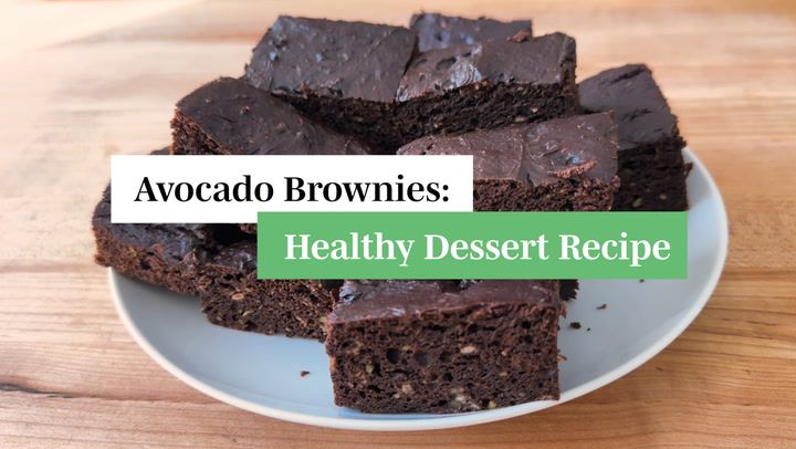 Dark Chocolate Avocado Brownies: Healthy Dessert Recipe