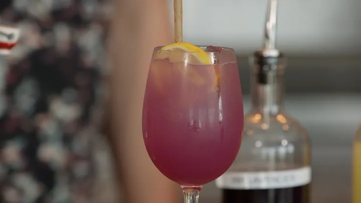 The Lavender Spritz Nonalcoholic Cocktail