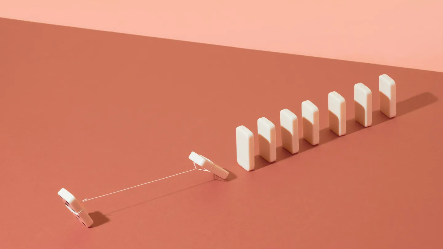 falling dominos