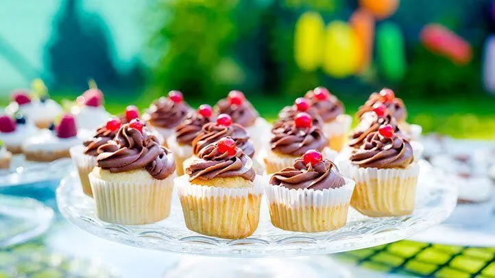 chocolate icing vanilla cupcakes