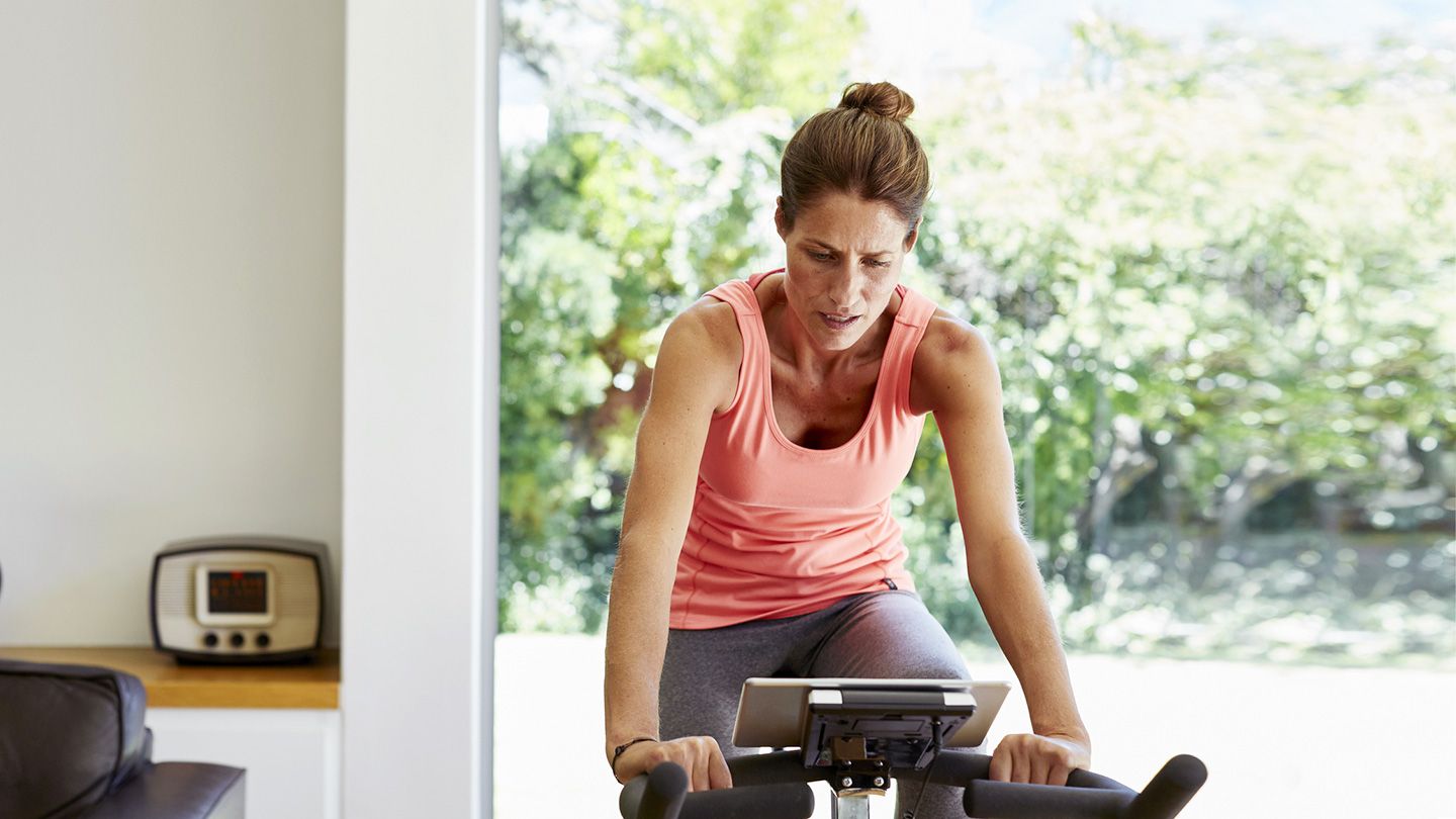 using cycling to get HDL cholesterol down