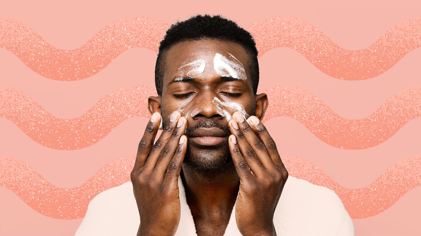 double cleansing your face with a beard