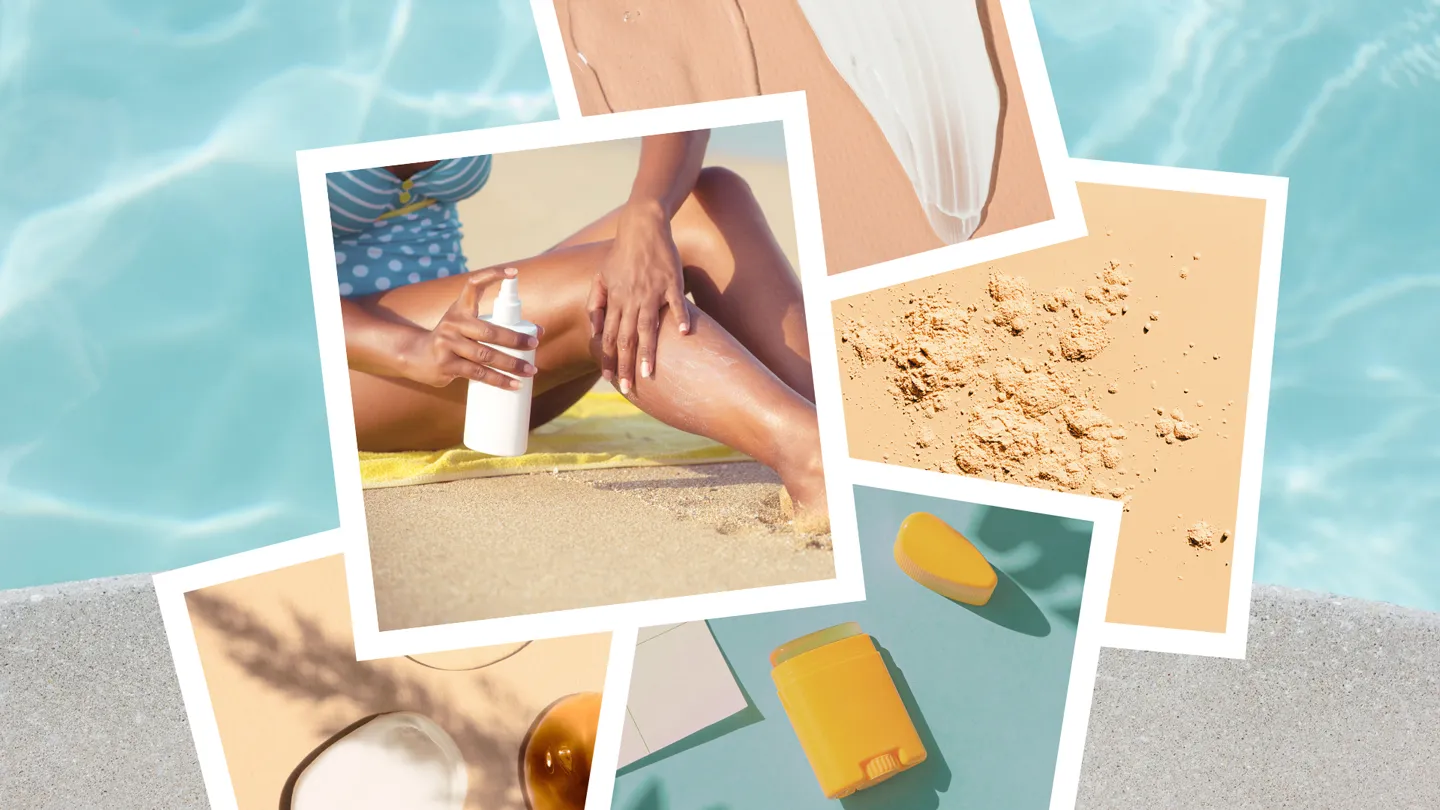 Lotion, Aerosol, Powder, Stick, Gel SPF sunscreen