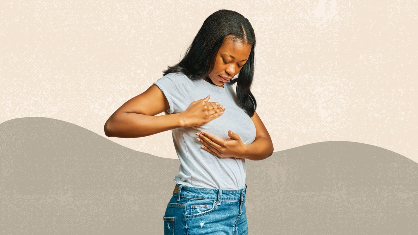 black woman breast self-examination